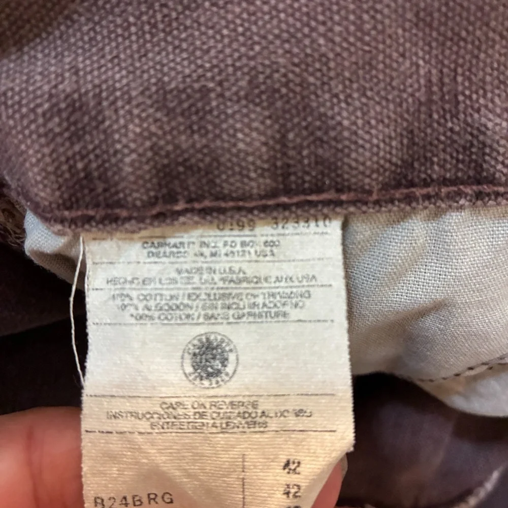 Vintage 90s Carhartt Carpenter Shorts Mens Size 42 (Fits 40) Union Made B24 BRG‎